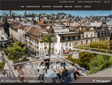 Tablet Screenshot of penthouse-luzern.ch